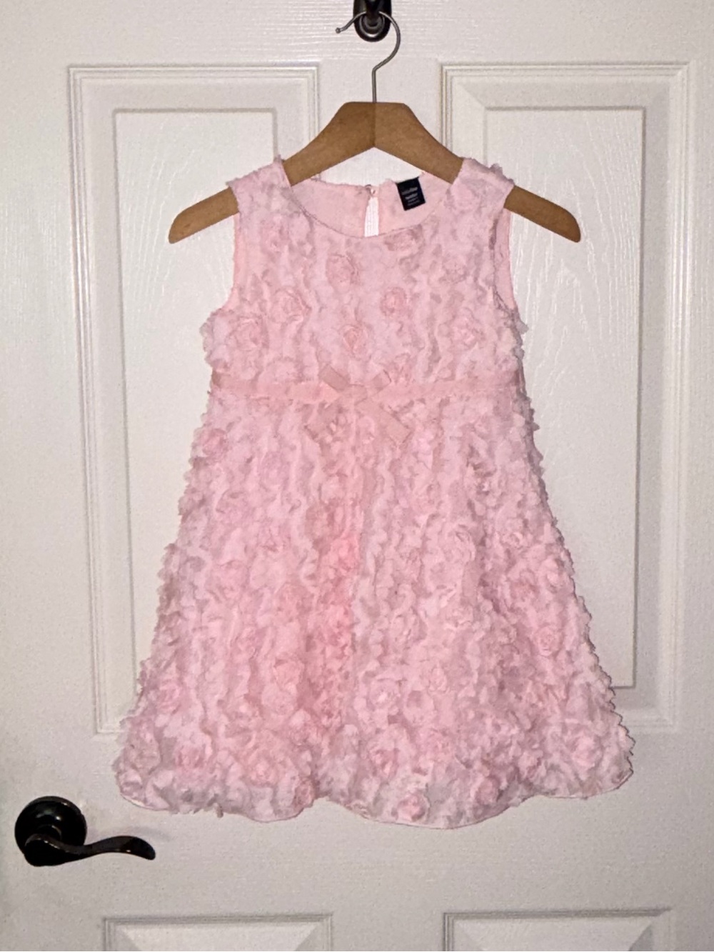 GAP Pink Rosette Petals Sleeveless Party Dress 🌸
